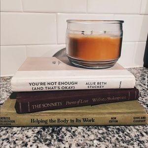 Vintage book stack set